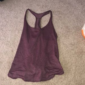 lululemon athletica Tops - Lulu lemon Maroon striped tank lululemon athletica Tops - Lulu lemon Maroon striped tank